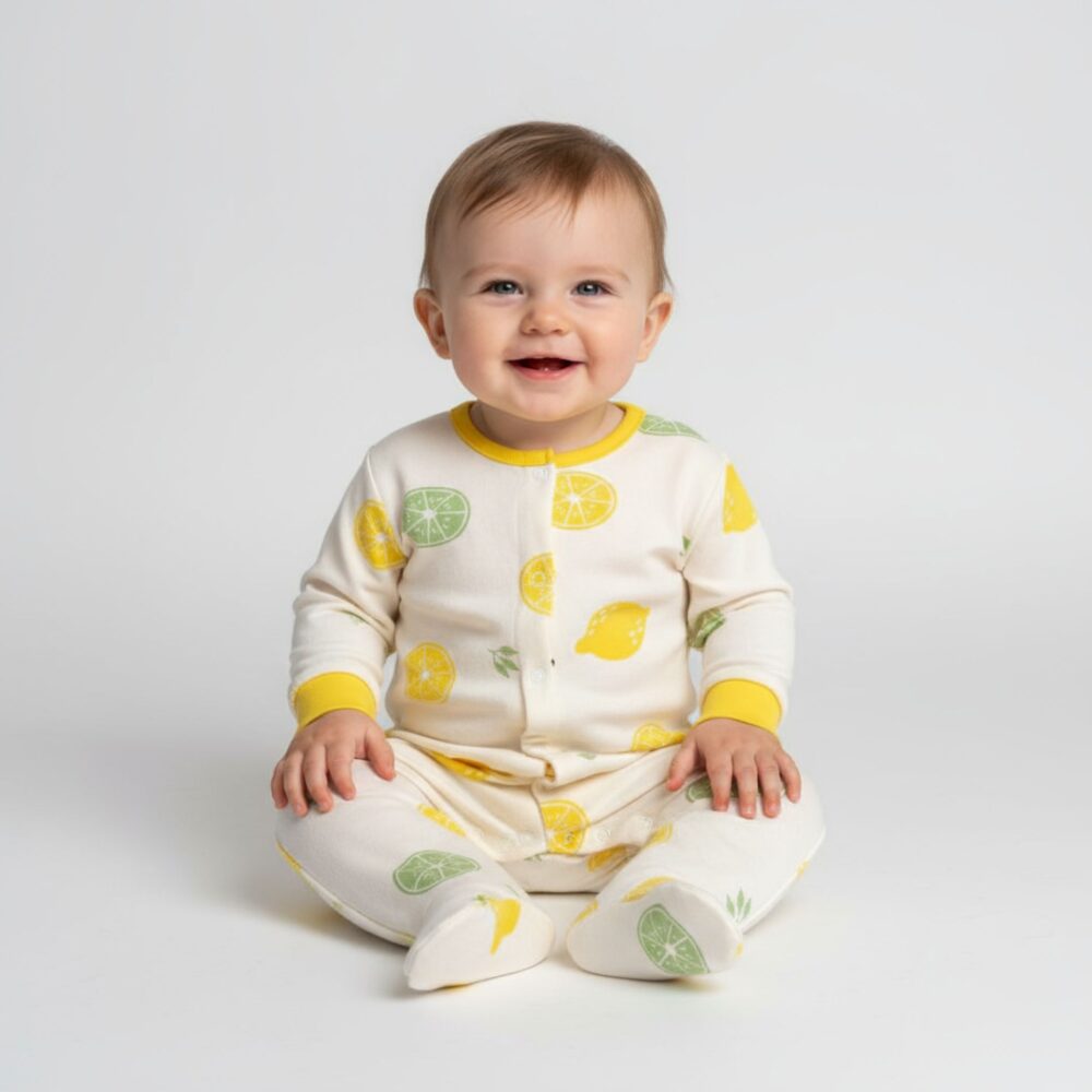 Schlafanzug mit Zitrus