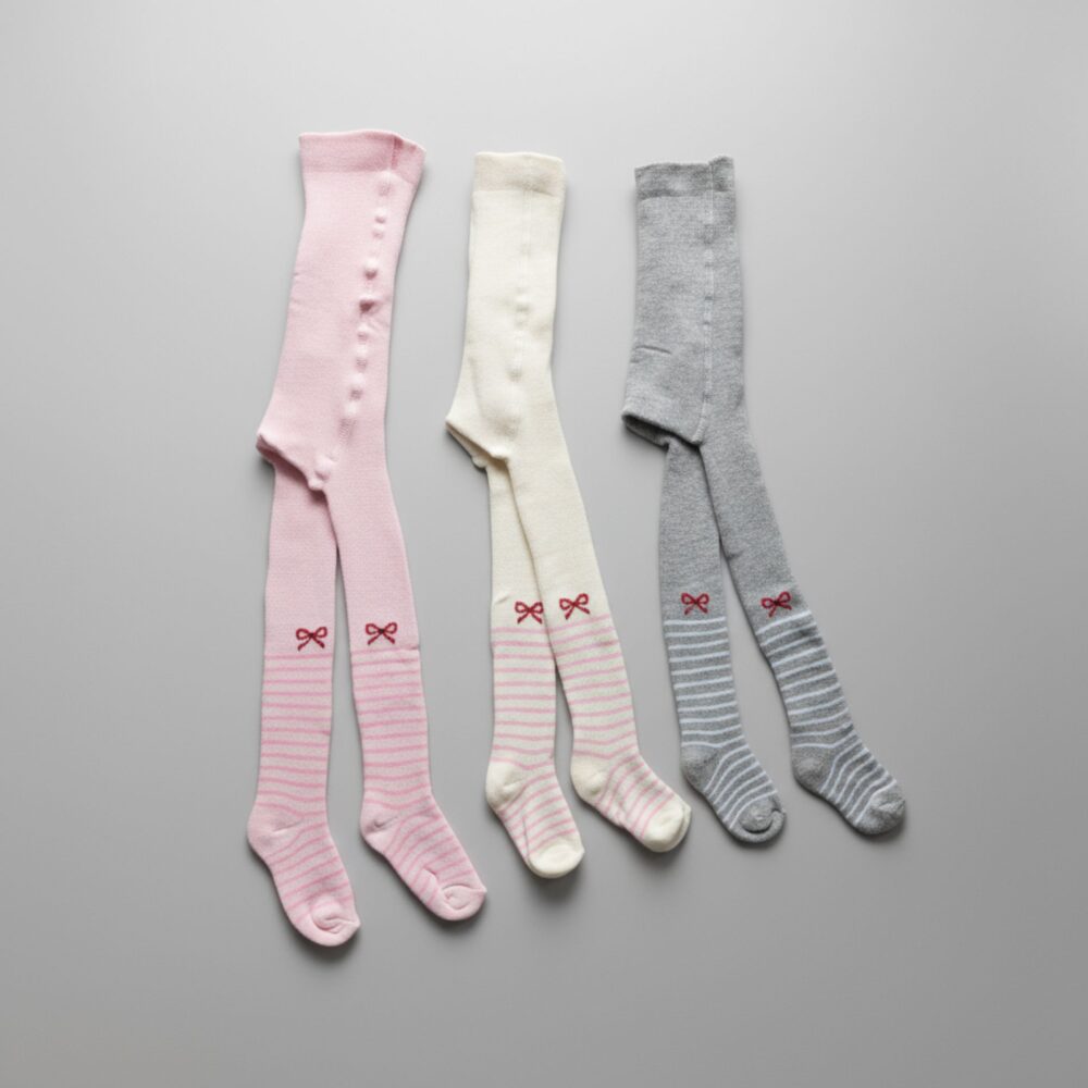 Strumpfhose mit Schleife