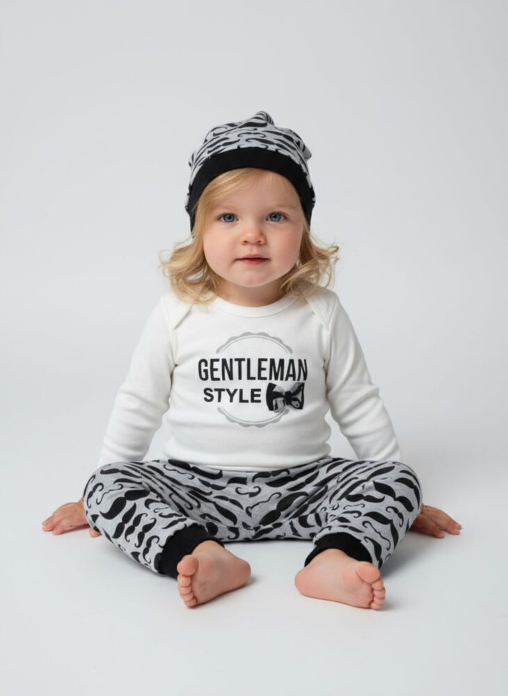 3-teiliges Baby-Outfit „Gentleman Style“