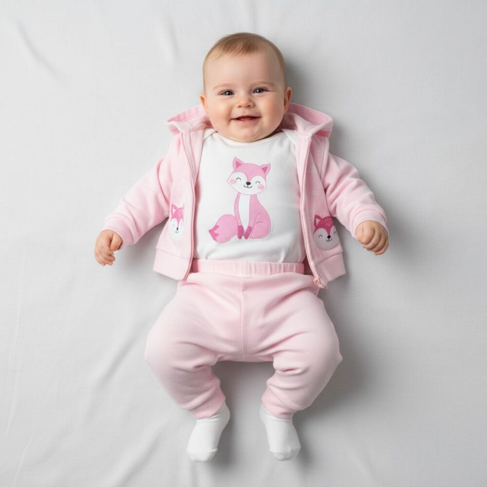 Outfit 3-teilig – Jacke, Body & Hose