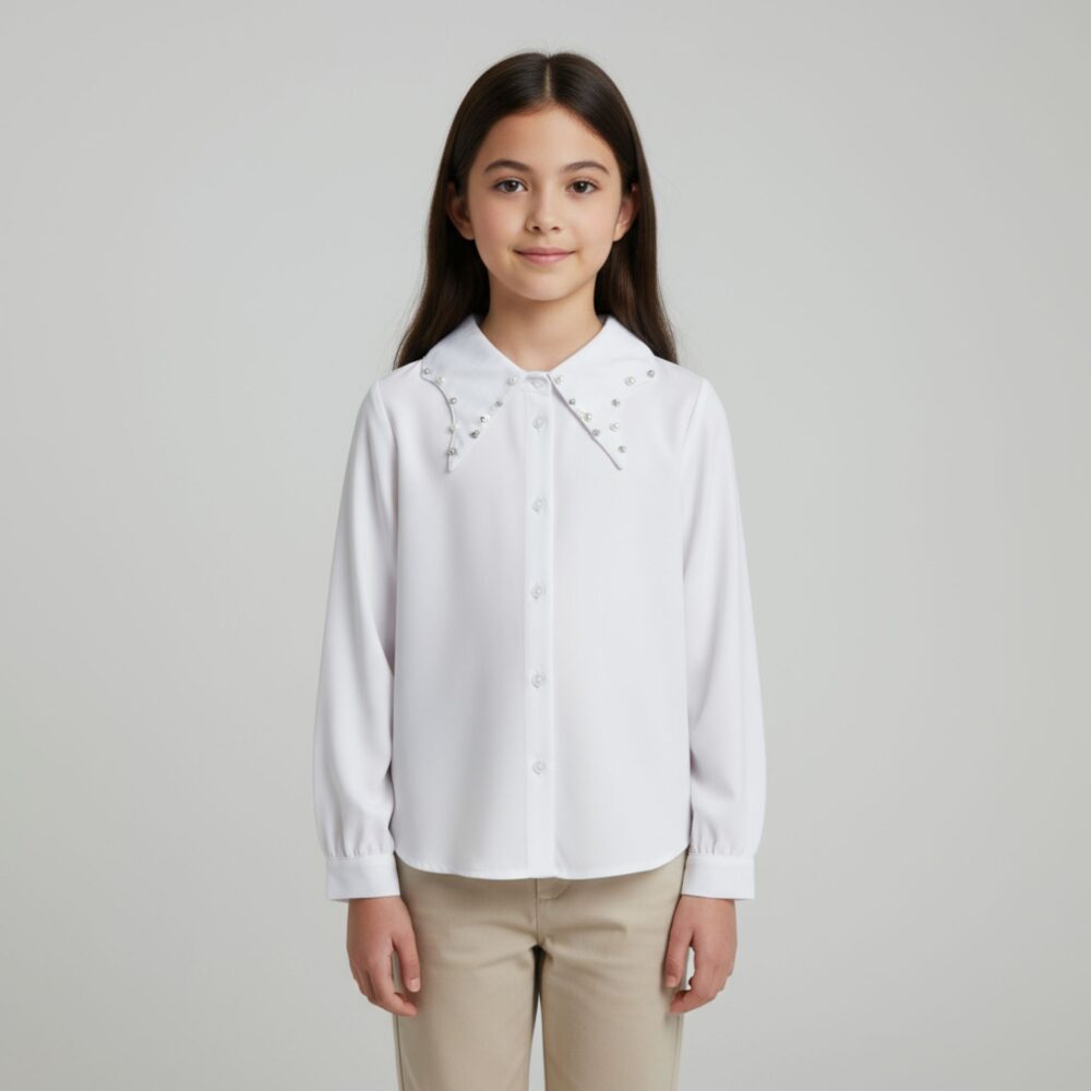 Bluse „Pearl Elegance“